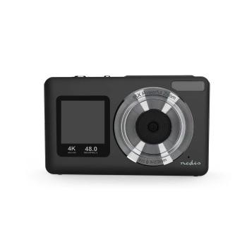 Digitale Fotocamera Dubbel scherm 48 MPixel 4K@30fps 5 MPixel CMOS - Nedis