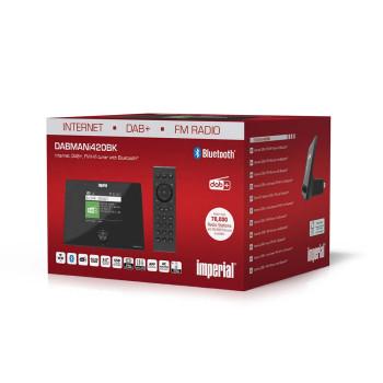 Radio hybride compacte (Internet, DAB+, Tuner Hi-Fi FM) avec Bluetooth®. - Imperial
