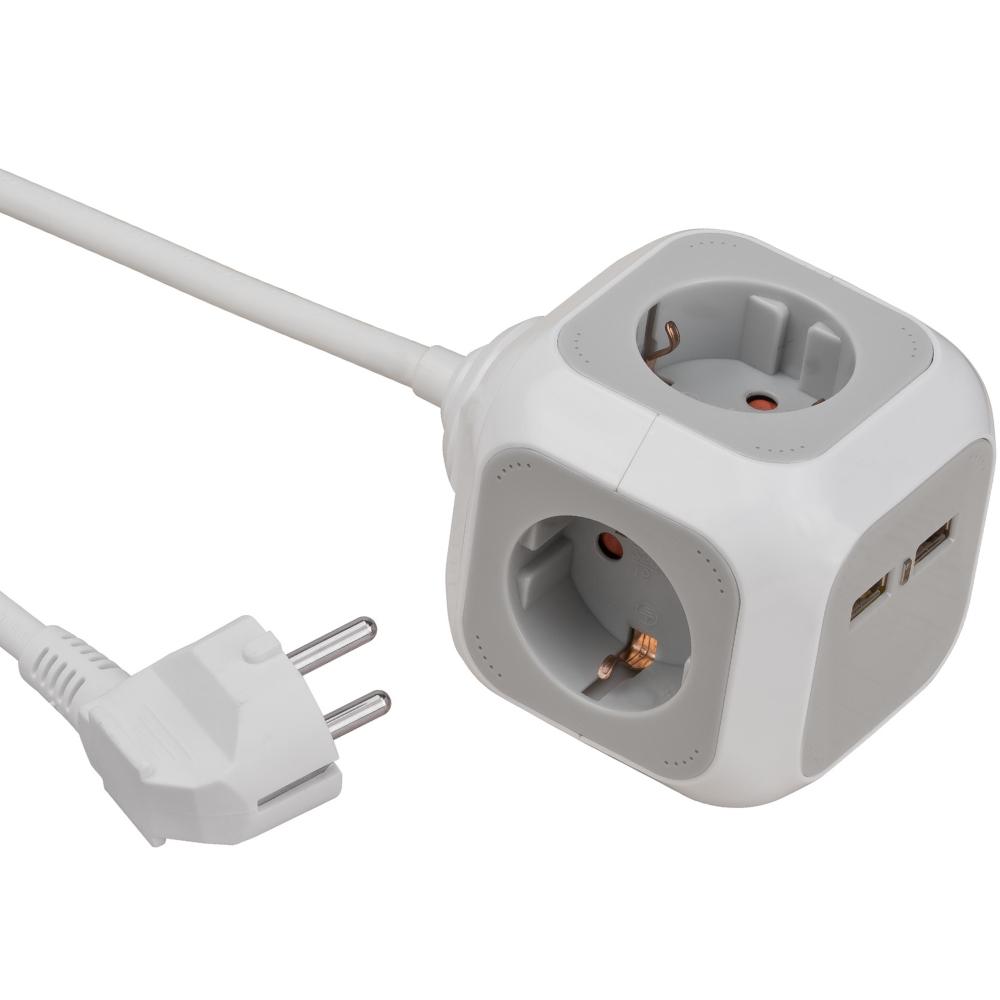 Brennenstuhl USB-Charger multiprise bloc 4 prises - 1150100 - Brennenstuhl