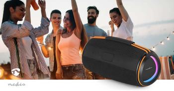 Bluetooth®-Speaker 360 min Handheld Ontwerp 60 W Stereo - Nedis