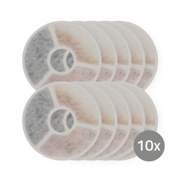 Filtre à eau Animaux de compagnie / Fontaine à eau 10 Pièces - Nedis
