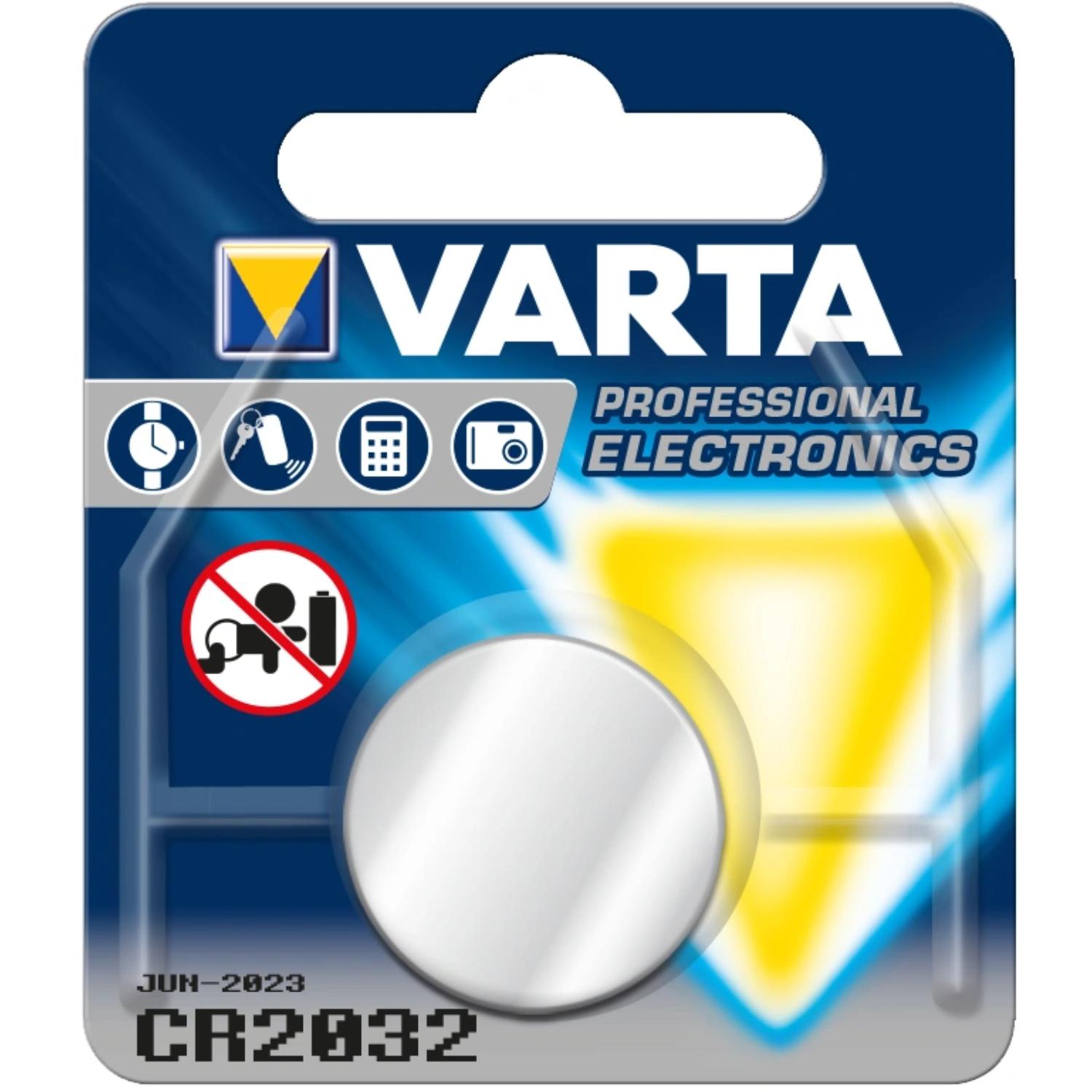 Pile Bouton Lithium Varta 3V / CR2032