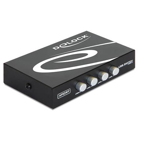 USB schakelaar - 4 poorts - Delock