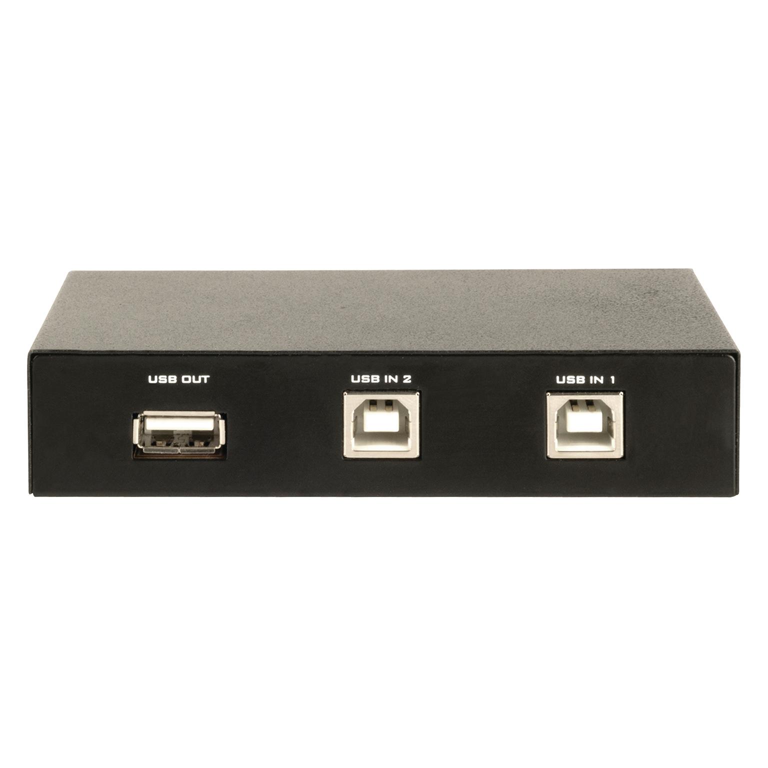 USB 2.0 Schakelaar - 2 poorts - König