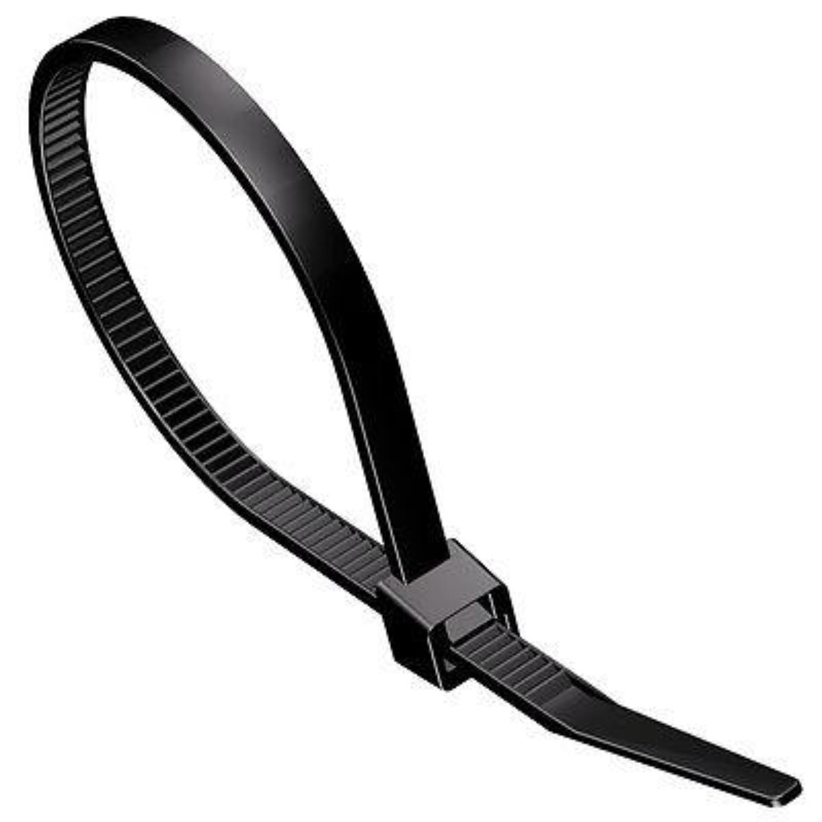 Tie-Wrap - 200 mm - Zwart - Fixapart